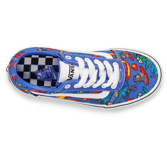 Vans Kids Ward Dragon Print Canvas Sneakers - Picture 5 of 5